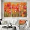 Designart - Red Handpainted Tulips - Traditional Gallery-wrapped Canvas